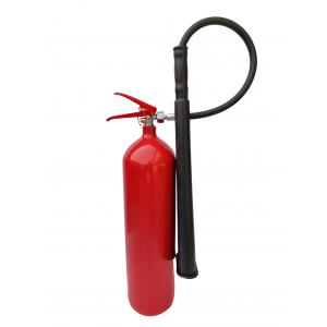 Alloy Steel 5kg CO2 Fire Extinguisher Red Cylinder 136x655mm