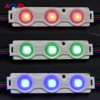 China 5050 SMD RGB LED Modules 3 LEDs Injection Remote Control IP67 Full Color Changing on sale