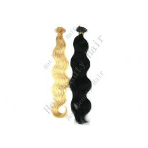 China 5A Smooth Pre Bonded Hair Extension , 100g Remy Hair For Ladies supplier