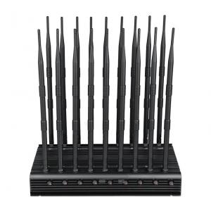 China EST-502F18 Cell Phone Blocker 18 Bands WIFI GPS VHF UHF 315 433 868 Signal Jammer supplier