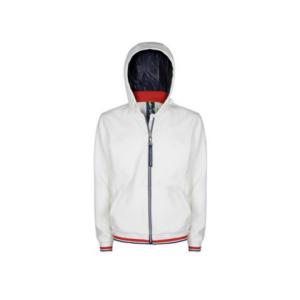 Spring Mens Polar Fleece Jacket With Hood , Custom Logo Kangaroo Pouch Coat