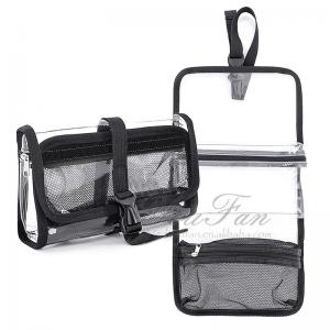 Clear PVC Cosmetic Toiletry Bag , Durable Toiletry Organizer Travel Bag