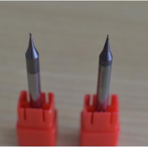45 Degree 100mm Micro Carbide End Mills For Copper