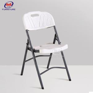 China heavy duty White Plastic Folding Chair And Table Set For Garden Outdoor 350kg supplier