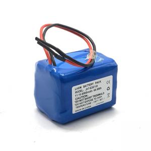 China 3S3P 18650 2000mah 11.1V 6000mah Li Ion Battery With BMS For LED Stage Lighting supplier