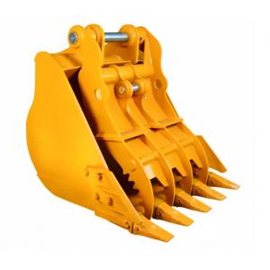 4.3 Cubic Meters Hydraulic Thumb Bucket Excavator Attachment Grip And Hold Materials