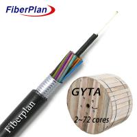 China Outdoor Fiber Optic Cable Direct Burial Cable Aluminum Tape Layer Loose Tube GYTA on sale
