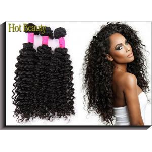 12 Inch 5A Virgin Unprocessed Brazilian Curly Hair Deep Wave Human Hair Extensions