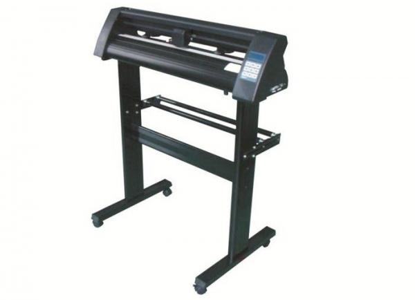 630mm Black Sign Cutter Plotter Aluminum Roller Sticker Cutting Machine With