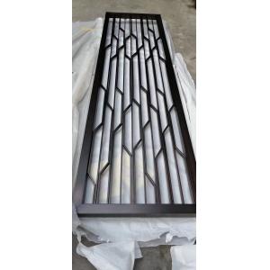 Black Pvd Color Stainless Steel Room Divider For Construction