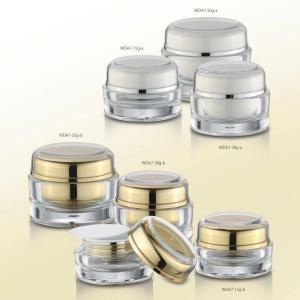 Plastic Acrylic Bottle Seriess Acrylic Cosmetic Jar For Crystal Beauty Products