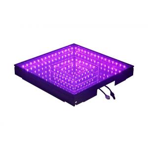 China Wireless Stage Lighting Equipments Magnet 3D Mirror Led Dance Floor Portable supplier