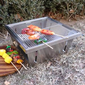 China OEM Portable Charcoal Grill Outdoor BBQ Equipment Kitchen Cooking supplier