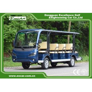 EXCAR 14 seater green Electric Sightseeing Bus mini tour bus china new electric bus for sale