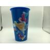 China Cold Drink Printed Plastic Cups with lid Hard / PP Plastic Injection Bubble Tea Cup wholesale