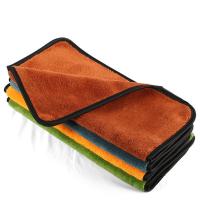 China Coral Fleece Car Washing Drying Towel for Household Microfiber Car Cleaning Cloths Strong Water Absorption 13.77 on sale