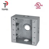China 2 Gang Outlet Weatherproof Electrical Boxes Aluminum UL Listed on sale