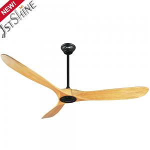 Electric Power 3 Solid Wood Ceiling Fan Energy Saving Remote Control