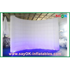 China Inflatable Family Tent Self Standing Blow-Up Wall Inflatable Partition With Led Lights supplier