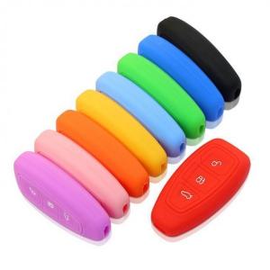 China Silicone cover for car keys,Silicone car remote control cover supplier