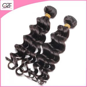 China Factory Price Cheap Brazilian Hair Bundles Light Brown Hair Weave Loose Deep Wave supplier
