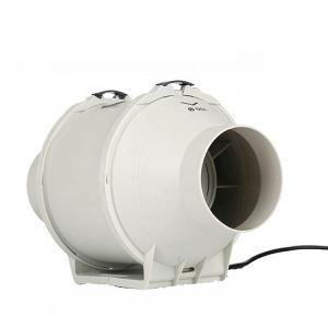 2 Speed Mixed Flow Duct Exhaust Fan for Grow Tent Hydroponic Inline Ducting Ventilation