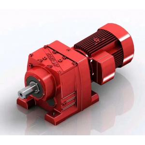 China Bevel Helical Geared Motor Speed Reductor With Shaft Red Power Transmission Parts supplier