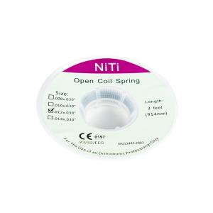 China High Elasticity Nickel Titanium Open Coil Spring for Orthodontic Spacing Consistent Force Delivery in Multiple Sizes wholesale