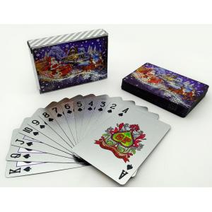 China Flexible 0.32mm Waterproof Plastic Playing Cards supplier