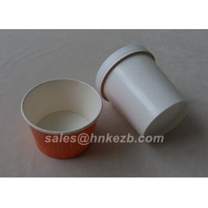 China Custom Printed Disposable Paper Ice Cream Containers 5oz 150ML With Paper Dome Lids supplier