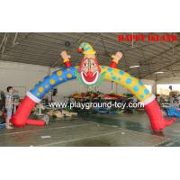 China Outdoor Arch Cartoon Kids Inflatable Bouncer For Mascot Costume Wind-proof With Blower RQL-00504 on sale