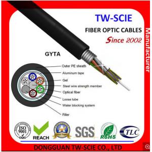 China Outdoor PE Sheath Loose Tube Fiber Optic Cable G652D Aluminum Tape Armor Design OEM fiber cable suppliers supplier