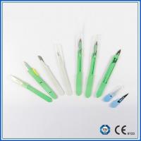 China Disposable Sterile Surgical Scalpel Blade With Plastic Handle on sale