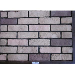 Gray artificial faux exterior brick for wall decoration