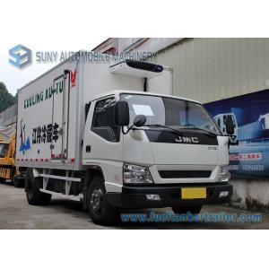 China Euro 4 3000KG JMC Refrigerated Box Truck refrigerator freezer cargo van supplier