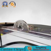 China Acrylic Thicken Chips Carrier Roulette Wheel Gambling Table Dedicated Casino Chips Dealer Holder on sale