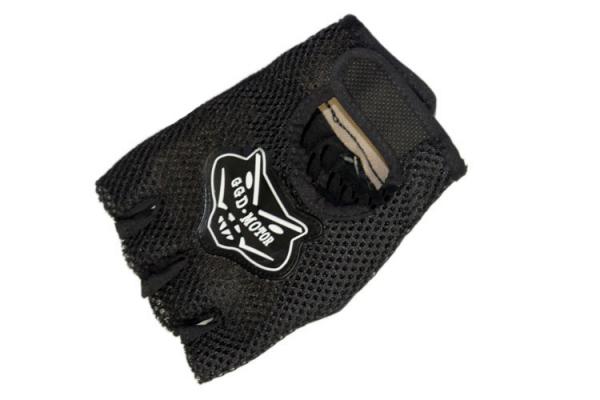 Half Finger Tactical Gloves,Made By Elastic PVC, Leather And Nylon Fiber
