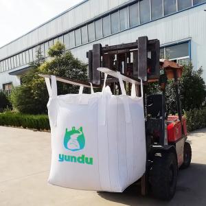 China Anti-UV Waterproof FIBC PP Woven Big Bag For Packing Powder Boric Acid supplier