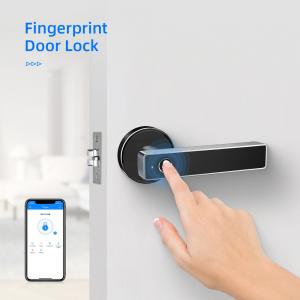 China Wifi Smartphone Apartment Door Locks Electronic Keyless Door Lock / Fingerprint Unlock Door Locks supplier