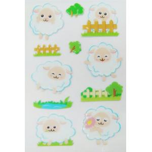 China Eco Friendly Custom Puffy Stickers For Kids Self Adhesive OEM & ODM Available supplier