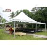 China Pop Up Aluminum Pagoda Outside Gazebo Tent With White Color Roof / Sidewall wholesale