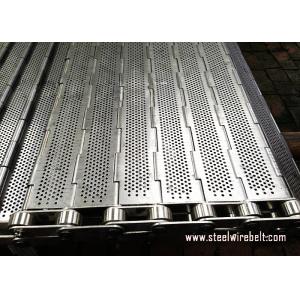 Precise Plate Chain Link Conveyor Belt Durable Knuckled Selvedge Metal Chain Plate