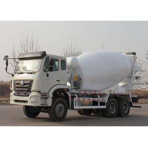 China Commercial Concrete Mixer Truck , Concrete Mixer Trailer Euro2 336HP 6X4 LHD supplier