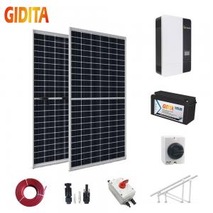 China Off Grid Solar Power Storage System 10kw 8kw 5kw 3kw Home Solar Power System supplier