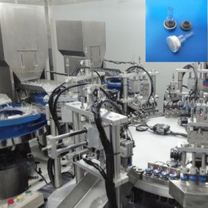 China High Precision Aluminium-Plastic Cap Cap Assembly Machine For IV Bag Spike Ports And Injection Ports Cap on sale