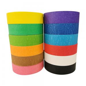 China No Residue Tear By Hand Different Colored Masking Tape For Spray Painting supplier