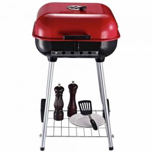 Multi Color Charcoal Grills Outdoor Portable Foldable BBQ Grill with Lid Charcoal BBQ