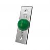 China Heavy Duty Green Dome Exit Button , Square Size 3 * 3 Mushroom Push Button Switch wholesale