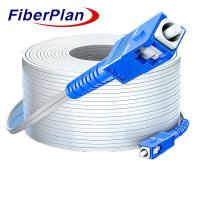 China Drop Cable Patch Cord LC SC FC ST DIN UPC/APC SM 9/125 Duplex G652D Fiber 3m To 1000m on sale