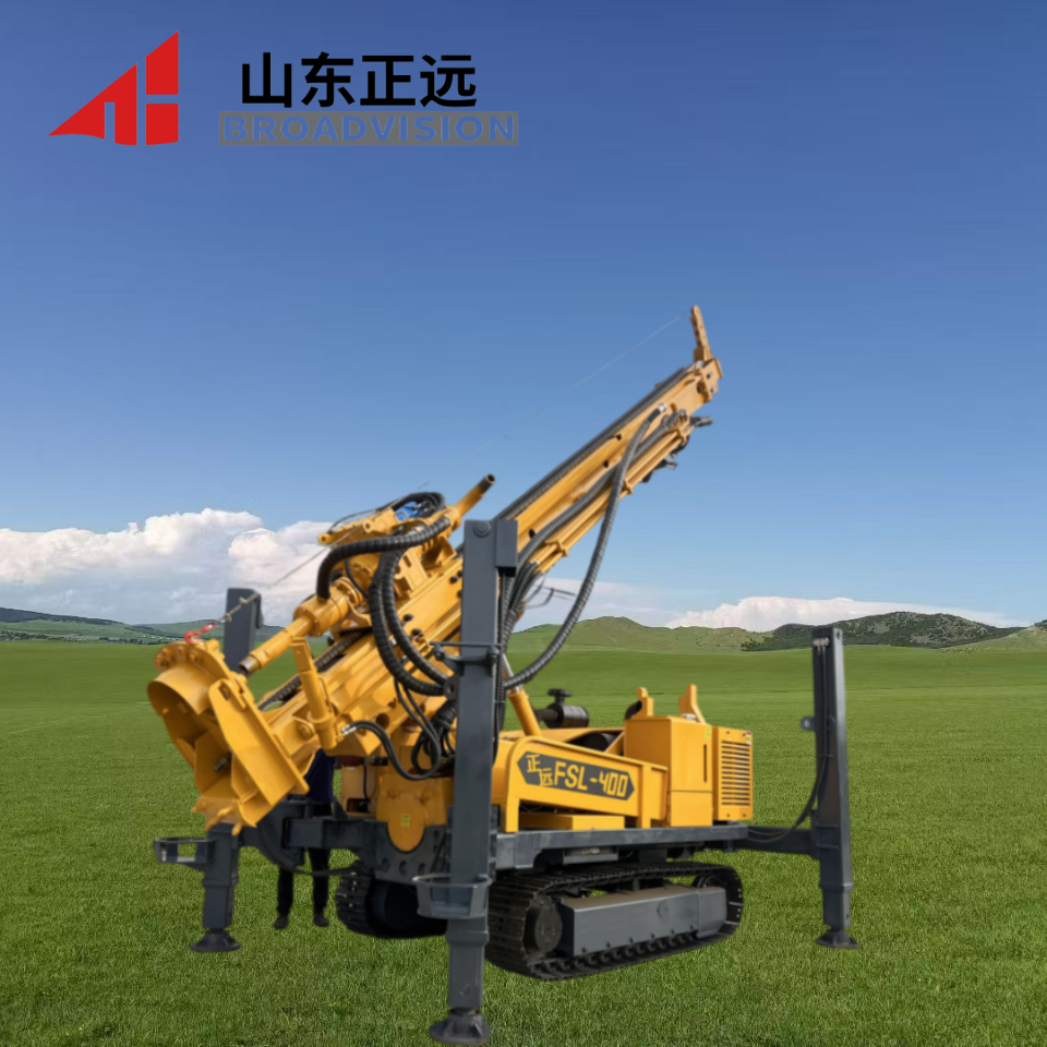 The FSL400 Exploration Drilling Rig Features High Efficiency, Multiple Functions And Low Overall Cost.